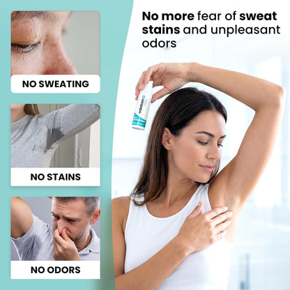 odaban Antiperspirant GEL 50ml for sweaty hands, sweaty feet and sweating on the face | for underarm odour | for heavy sweating on the head
