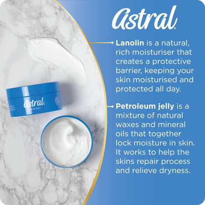 Astral Face Body Intensive Moisturiser Cream, Original, 200 ml
