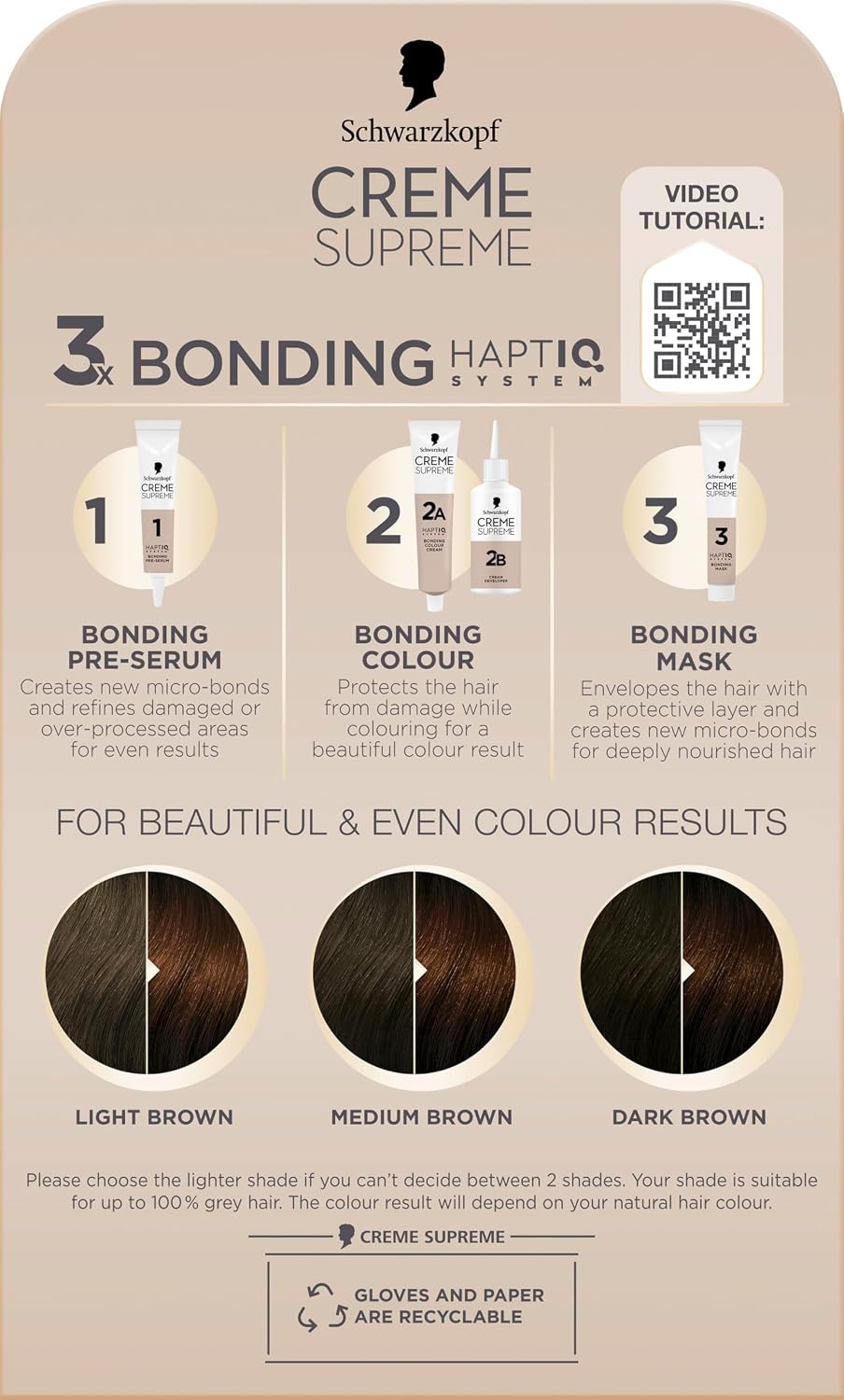 Chocolate brown hair, no drama – just Schwarzkopf Creme Supreme