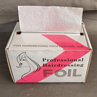 12CM*50M Embossed Hair Foils for Highlighting, Hairdressing Foil, Aluminium Foil for Hair Colouring - Professional Roll with Practical Cutting Edge - for Colouring, Highlighting, Perming,Salon or Home