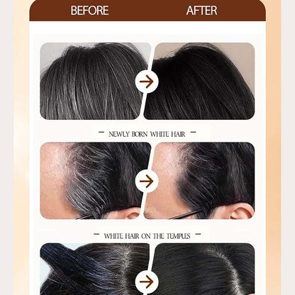 Black Hair Dye Stick for Instant Gray Coverage &amp; Root Touch Up – Waterproof Sweat-Proof Temporary Hair Color Stick, Quick Application for Men &amp; Women, Travel-Friendly Design (01Black)