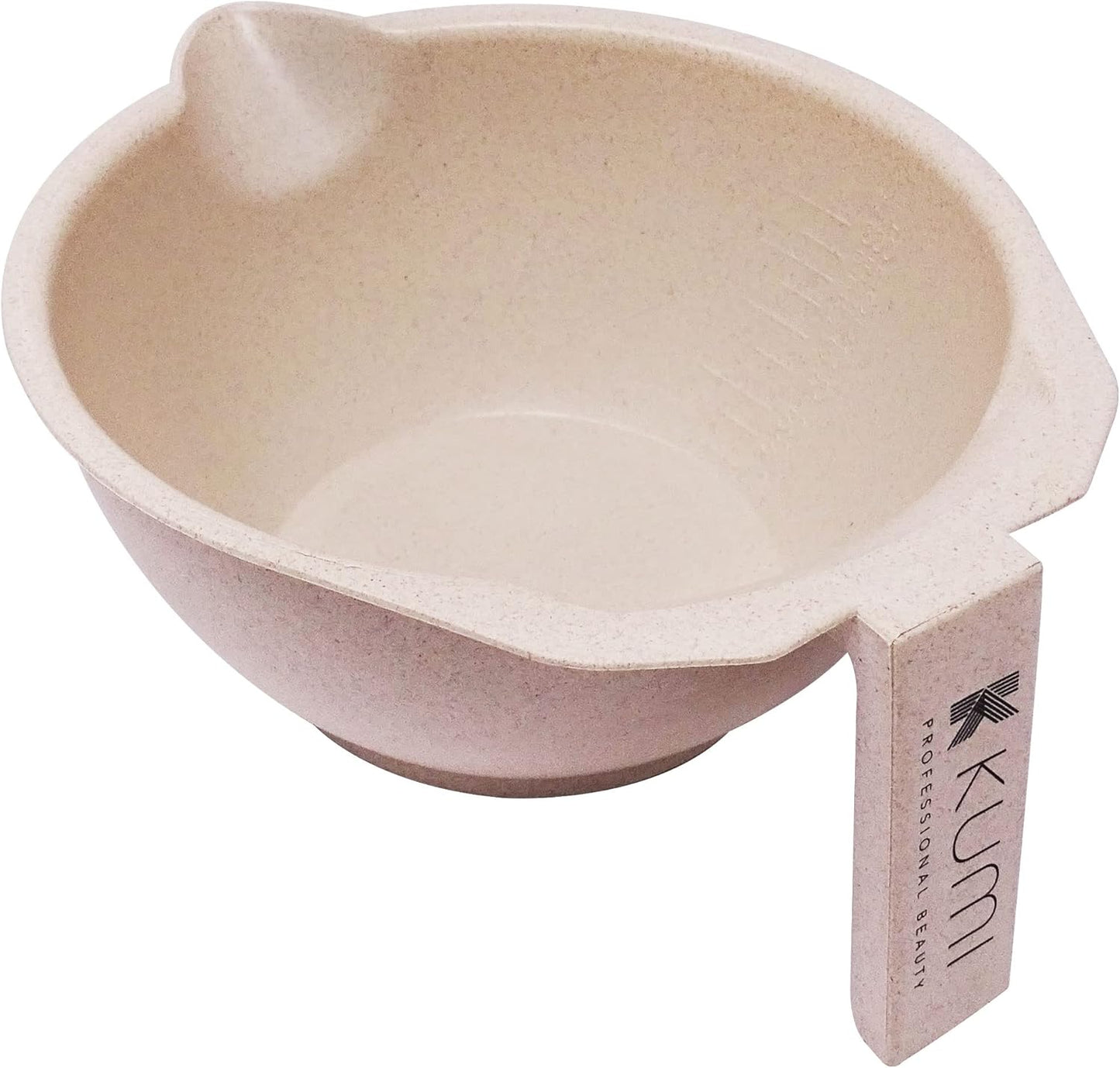 Kumi Professional Wheat Eco-Friendly Oatmeal 7 Piece Tint Bowl &amp; Brush Kit - Ideal for Professional or Home Use