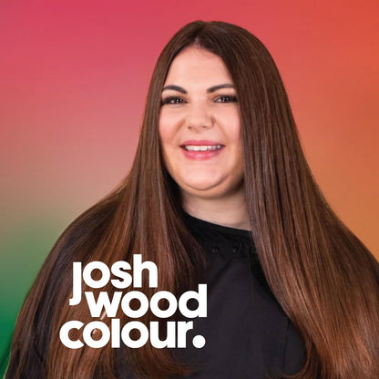 Josh Wood Root Smudge Brown, Temporary Grey Root Touch Up Powder, Vegan | Instant satin powder for grey roots, non-greasy non-dye, two-ended brush and mirror compact, washes out