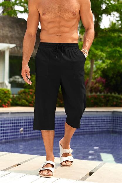 Runcati Men's Cotton‑Linen Bermuda Shorts – the laid‑back summer essential