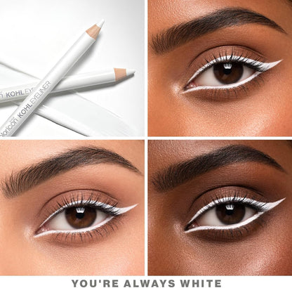 Wet n Wild, Color Icon Kohl Eyeliner Pencil, Eyeliner and Pencil for Eye-Makeup with an Intense and Hyper-pigmented Effect, Soft, Creamy and Easy-to-use Formula, You're Always White!