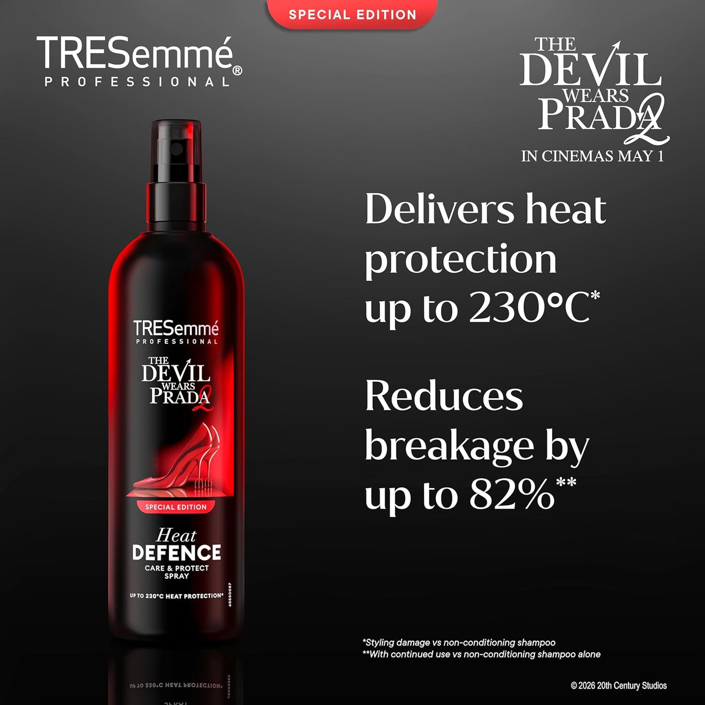 Why the TRESemmé Devil Wears Prada 2 Heat Protect Spray feels like a backstage pass for your hair