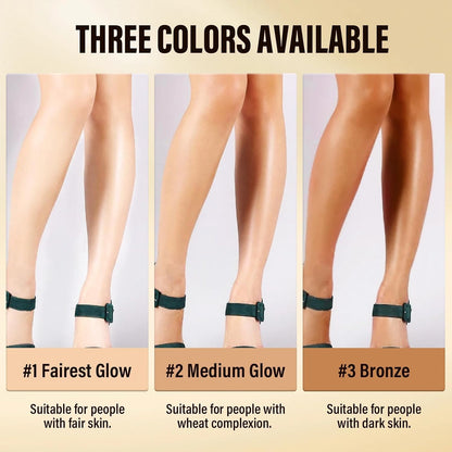 Leg Makeup Body Coverage Perfector, Body Perfector Cream and Brush, Waterproof Tattoo Cover Up Cream, Medium Glow, 100ml, Long-lasting (02- Medium Glow)