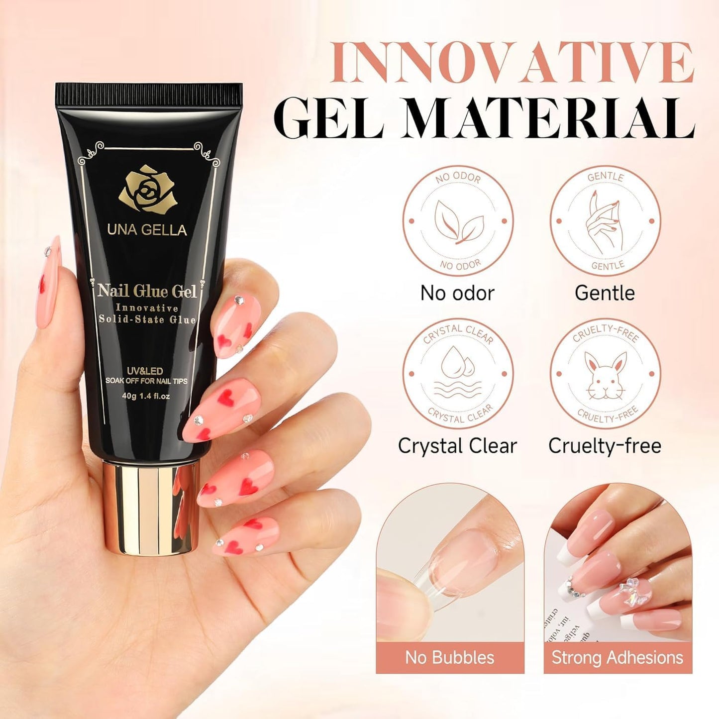 Why the UNA GELLA Solid Nail Glue is worth a spot on your vanity