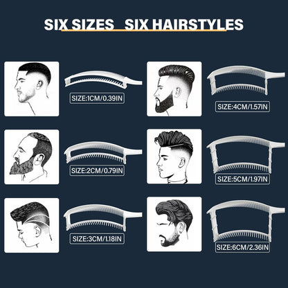 Fade Comb for Men Haircut, Curved Positioning Adjustable Fade Comb, Professional Fast and Convenient Hair Tool for Men Women Hair Styling DIY Haircuts..