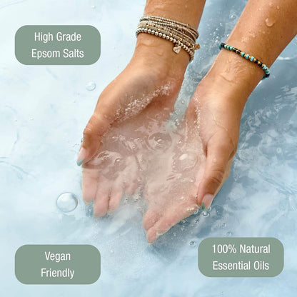 DrSALTS+ Muscle Ease Shower Gel - Soothing Epsom Salts to Relieve Strains, Pain &amp; Stiffness with Eucalyptus &amp; Ginger Essential Oils - Vegan &amp; Cruelty-Free, 200ml