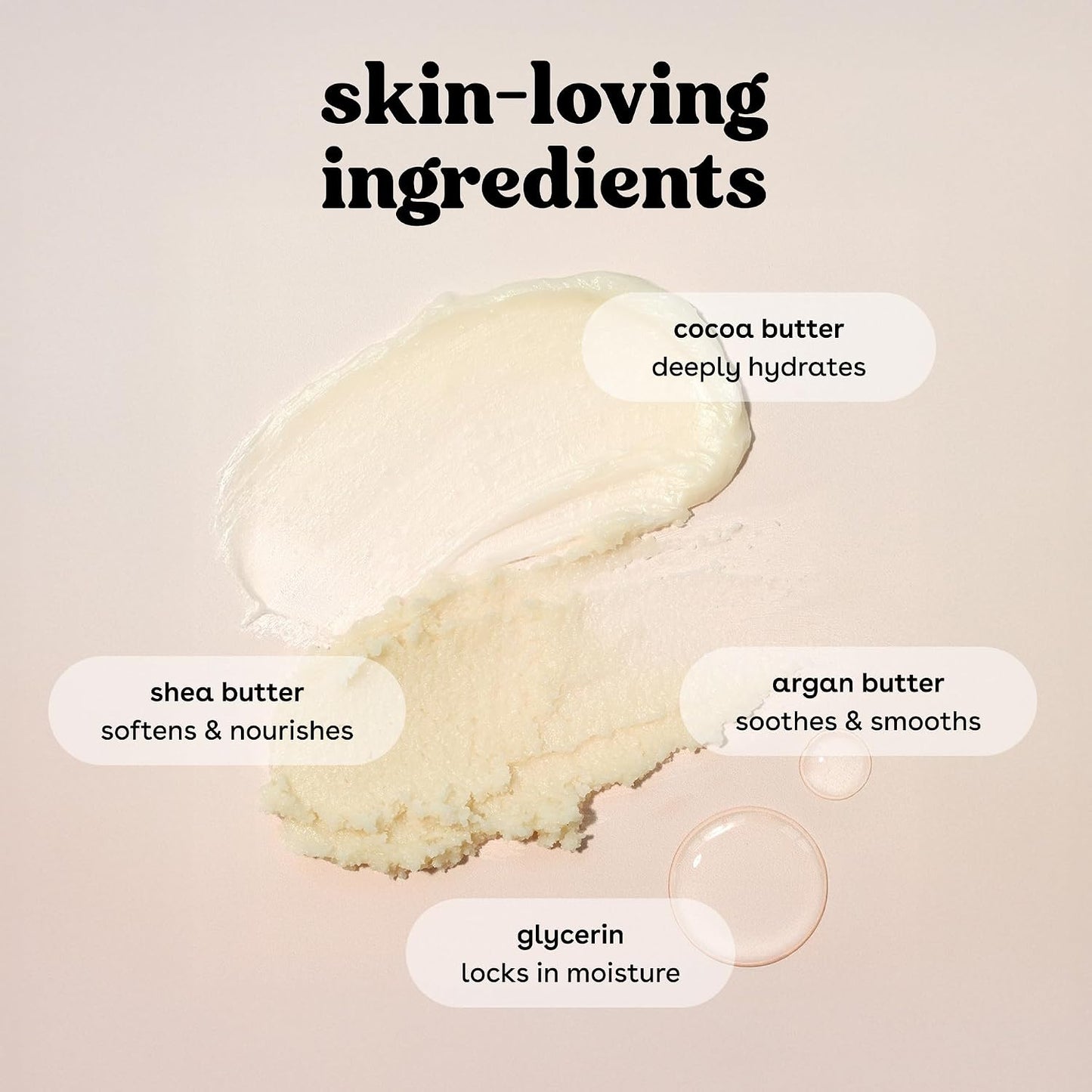 eos Cashmere Whipped Oil Body Butter - Vanilla Cashmere 72-Hour Moisture · Rich Body Butter · For Dry Skin · 10 oz