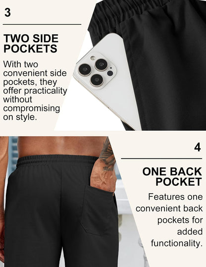 COOFANDY Men’s Linen Shorts – a breezy pick for summer