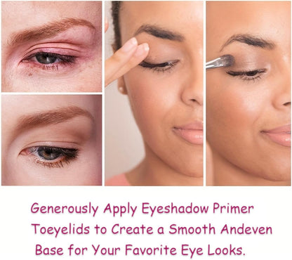 Long Lasting Waterproof Eyeshadow Primer Cream - 24 Hours Smudge-proof Pigment Base