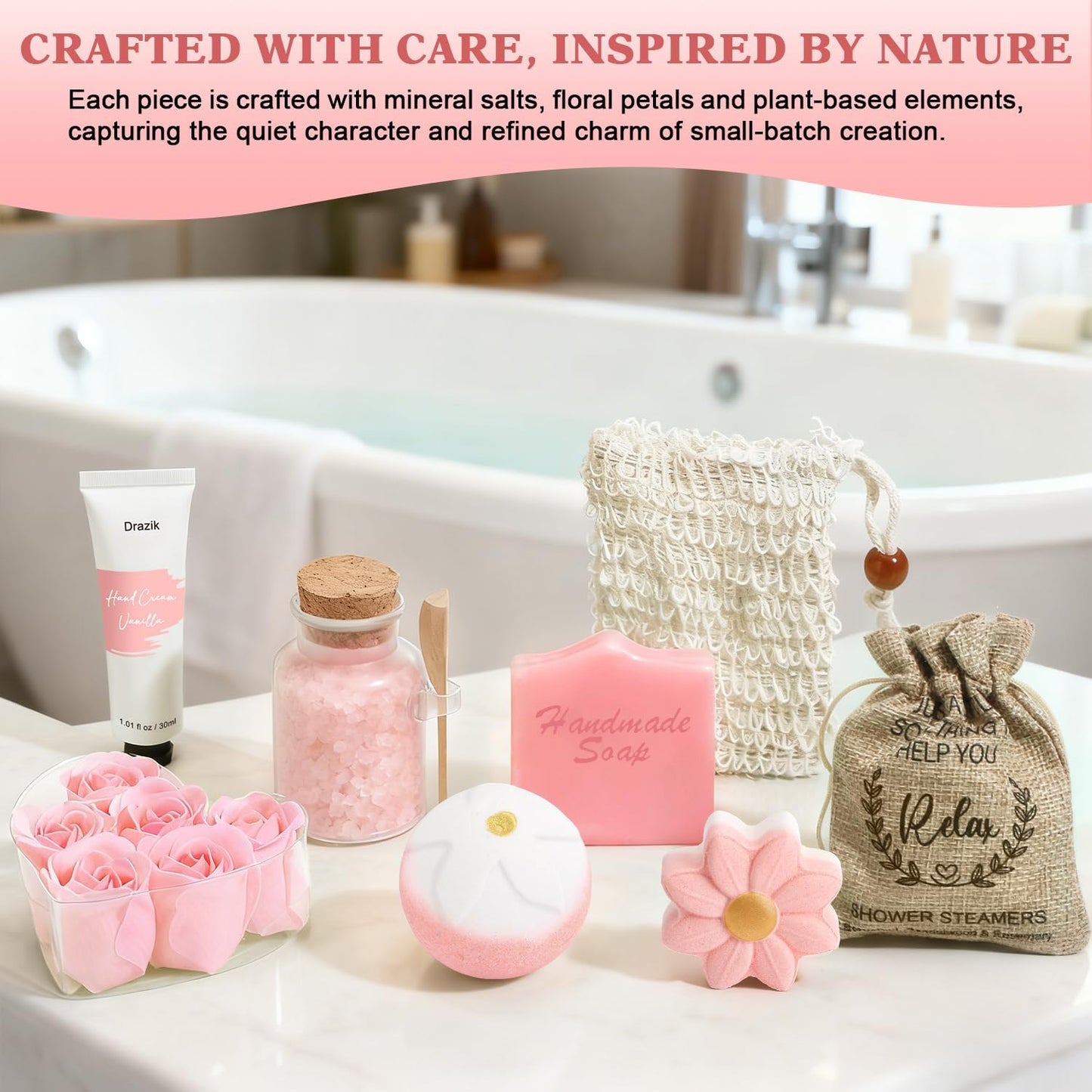 Birthday Pamper Gifts for Women, Unique Self Care Package Pamper Hampers Kit for Her, Ladies Get Well Soon Gifts Christmas Spa Sets Xmas Present Ideas for Women Best Friend Sister Bestie Mum