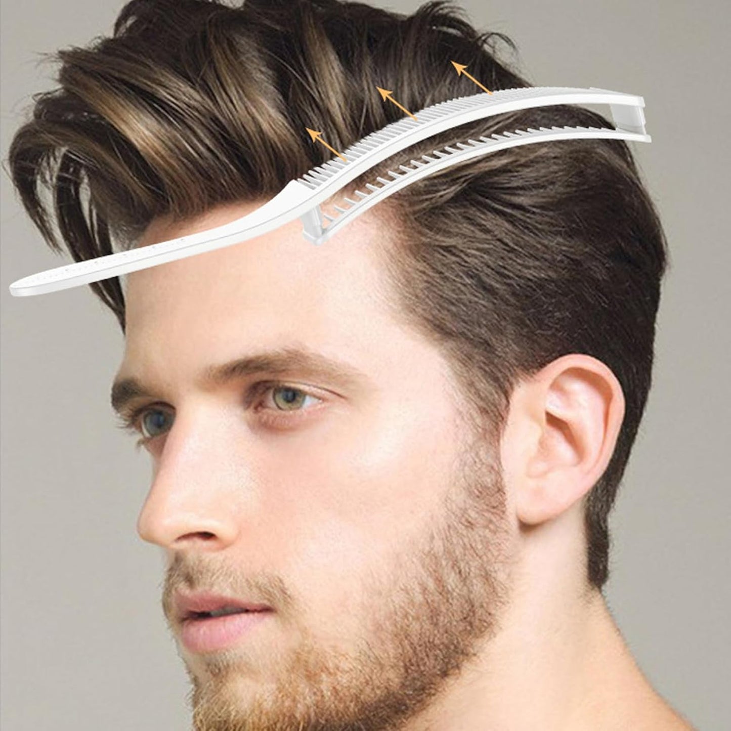 Fade Comb for Men Haircut, Curved Positioning Adjustable Fade Comb, Professional Fast and Convenient Hair Tool for Men Women Hair Styling DIY Haircuts..