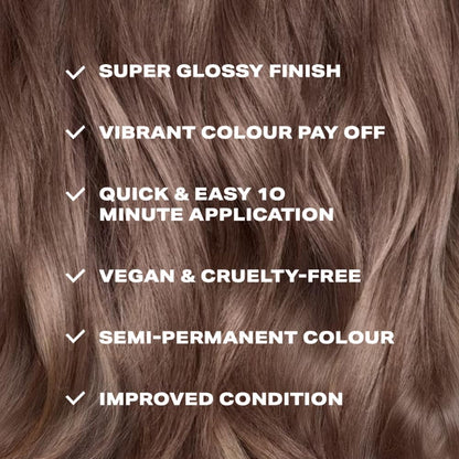 Shrine GLOSS IT DARK ASH Colour Depositing Hair Mask | High-Shine Gloss Treatment | Neutralises brassiness and Yellow Tones | Quick 10-minute application | Vegan | 200ml