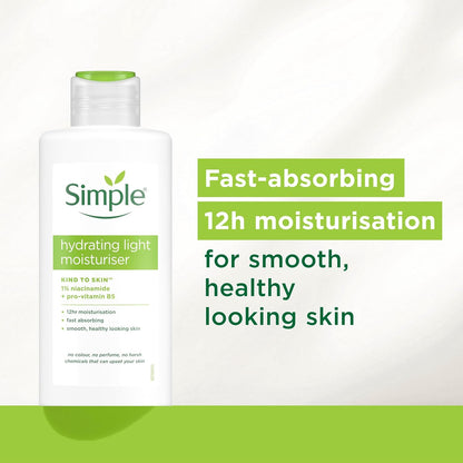 A Light Touch of Hydration from Simple