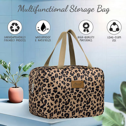 Aucuu Toiletry Bag, Large Full Size Toiletry Bag, Travel Hand-Held Make up Wash Bags, Portable Waterproof Toile-Try Kit, Bathroom Storage Case, Cosmetic Organizer for Travel, Camping for Women Girl