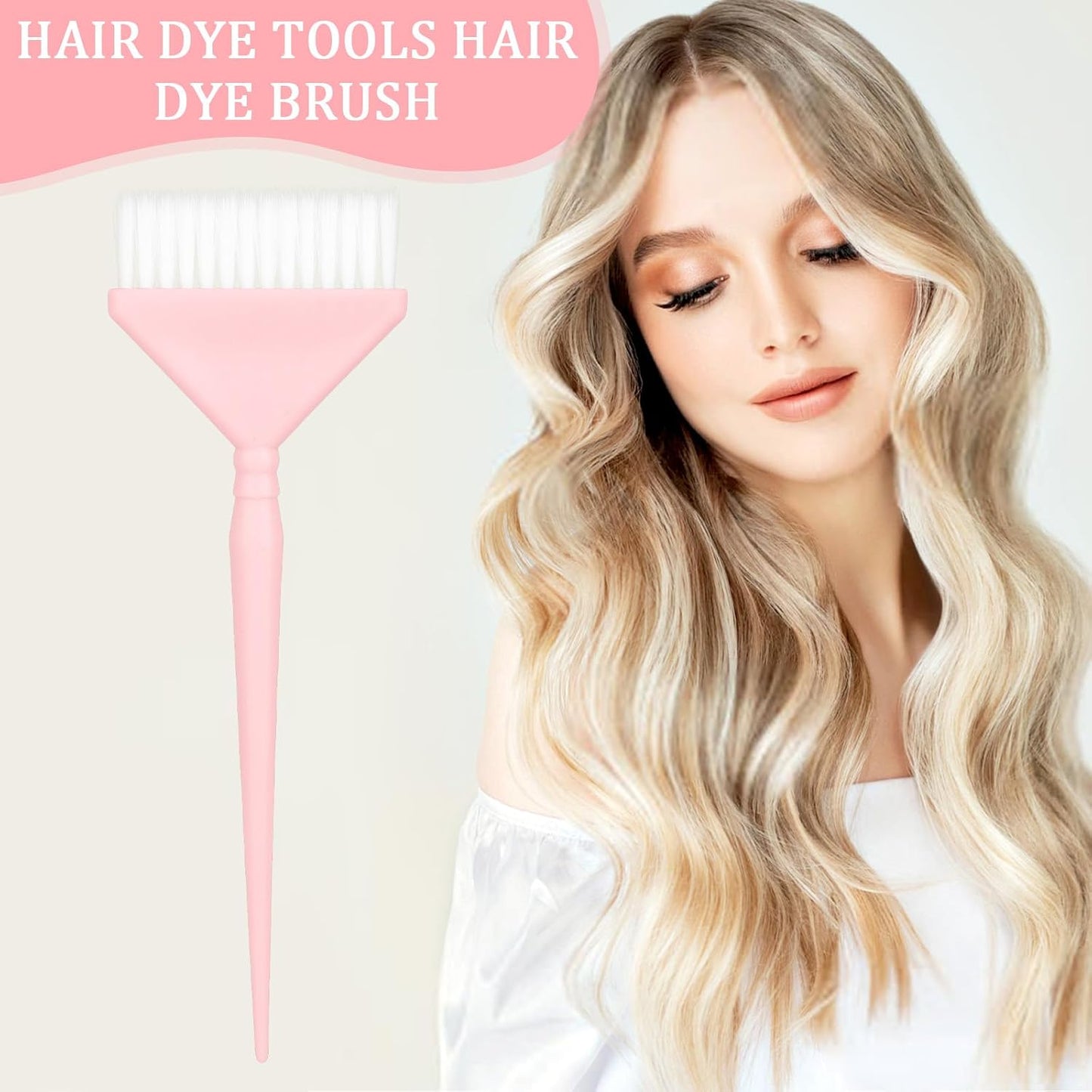 4pcs Classic Hair Dye Brush Set, Multi-Use Tint Brushes for Salon Hair Dyeing, Hairdressin,g Highlights, Balayage