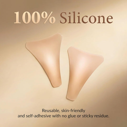 Silicone Camel Concealer Toe Reusable - Anti Camel Concealer Pad for Swimsuits, Leggings, Underwear Gym, 2-Pack, Y-Shape