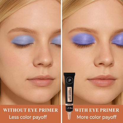 Profusion Cosmetics Pigment Base Eyeshadow Primer, Achieve Vibrant Looks with Pigment Boosting Primer and Lock in Color with Blendable Formula, Get Bold Colors and Glittery Shimmers, Neutral