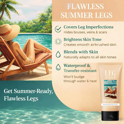100ml Leg Makeup Waterproof No Transfer,Body Coverage Foundation#Fair Brown | Leg Full Coverage Concealer Waterproof,Leg &amp;Body Makeup to Cover Veins,Long Lasting Moisturizing Concealer,#Fair Brown