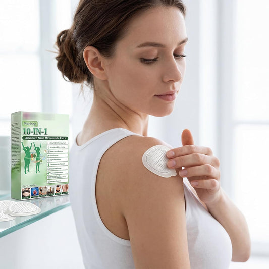 2026 New Moringa Berberine Patches, 7Pcs/Pack metabalance patch, Gentle metabolic management, Natural moringa patches for all skin types, Body Slim Patchs for Women and Men