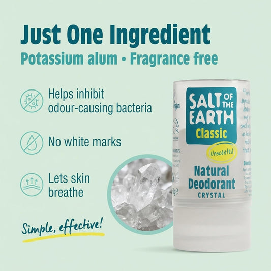 Why a mineral crystal might be the simplest deodorant you’ve tried