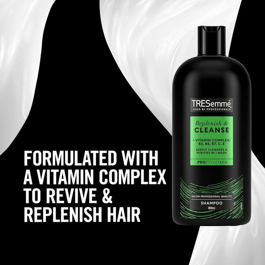 Fresh‑Feeling Hair with TRESemmé’s Replenish & Cleanse Shampoo