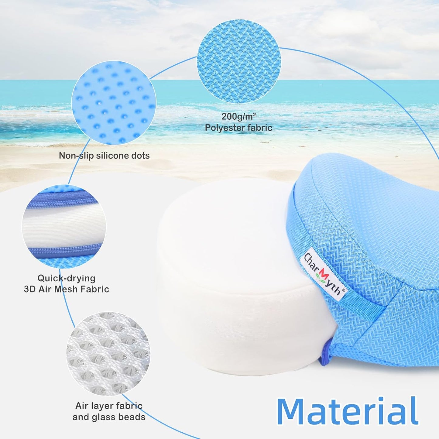 Hot Tub Booster Seat, 40 x 30 x 12cm / 15.8 x 11.8 x 4.7inch Bath Spa Booster Seat, quick dry Bath Cushion to sit on for Adults