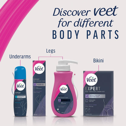 Veet Expert Hair Removal Cream – smooth skin in minutes