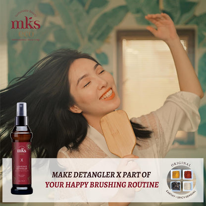 MKS Eco X, Original Scent - 4 fl. oz. - Leave-In Treatment &amp; Detangler - Moroccan Argan Oil, Hemp Seed Oil - Vegan &amp; Cruelty-Free