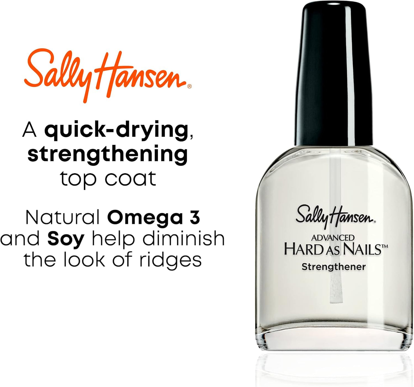 Sally Hansen Advanced Hard as Nails Strengthener – a low‑key nail rescue
