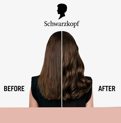 Schwarzkopf Hair Gloss Shine Treatment Cacao Brown 150ml, Semi-Permanent Hair Dye, Temporary Hair Treatment to Condition and Colour Hair, Contains Coconut Oil, Enhances Colour and Reduces Breakage