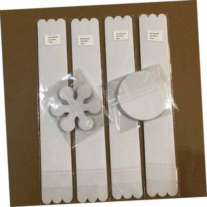 8pcs Slip Mat Crystal Shape Bathroom Stickers for Shower Floor Non-slip Decals for Wet Areas