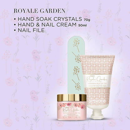 Baylis &amp; Harding Royale Garden Lavender &amp; Rosehip Tea Luxury Manicure Gift Set (Pack of 1) - Vegan Friendly