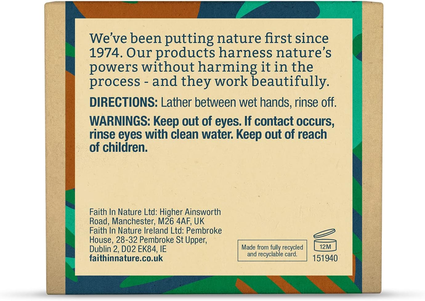 Faith In Nature Natural Coconut Hand Soap Bar, Hydrating, Vegan &amp; Cruelty Free, No SLS or Parabens, 100g