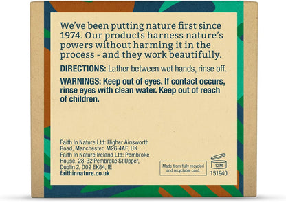 Faith In Nature Natural Coconut Hand Soap Bar, Hydrating, Vegan &amp; Cruelty Free, No SLS or Parabens, 100g