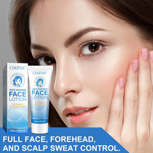 Sweat Absorbing Face Lotion, Antiperspirant for Face, Prevent Excess Facial Sweating and Facial Shining, Block Sweat and Oily Skin Control, Anti Sweat Cream For Women and Men, 60ml