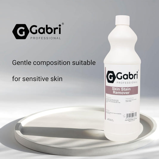 Gabri Professional Hair Color Stain Remover 1000ml, Skin Stain Remover, Gentle Formula for Dye Cleanup, Easy Clean Hair Color Remover for Skin