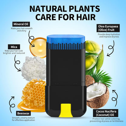 SEVICH Temporary Hair Chalk Comb Green,Hair Color for Kids,8 Dye Colours,Quick Drying &amp; Easy Cleaning,Perfect for Halloween,Children's Day,Cosplay &amp; Parties,20g