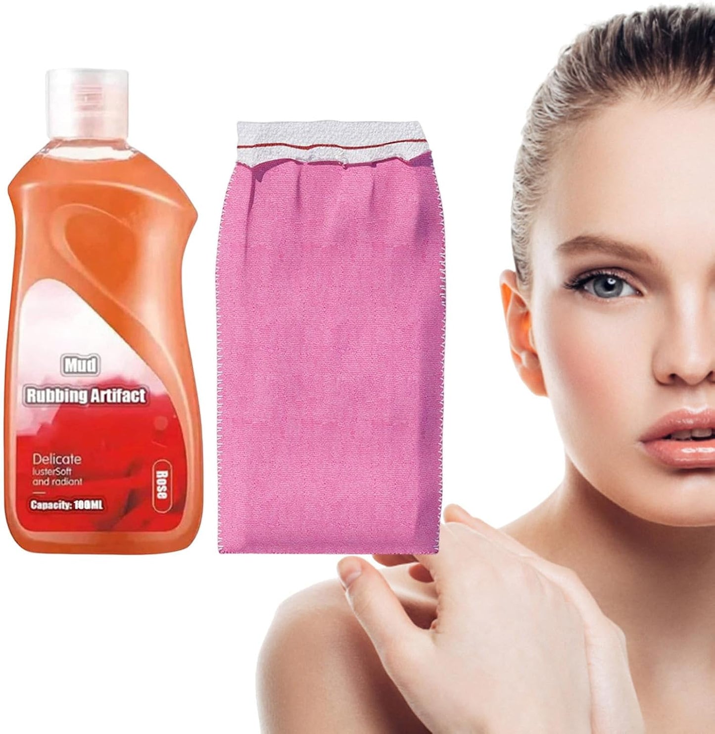 Mud Rub | Rubbing Mud for Skin - Brightening Rubbing Mud Gel 100ml for, Improve Dullness, Even Skin Color Rianpesn