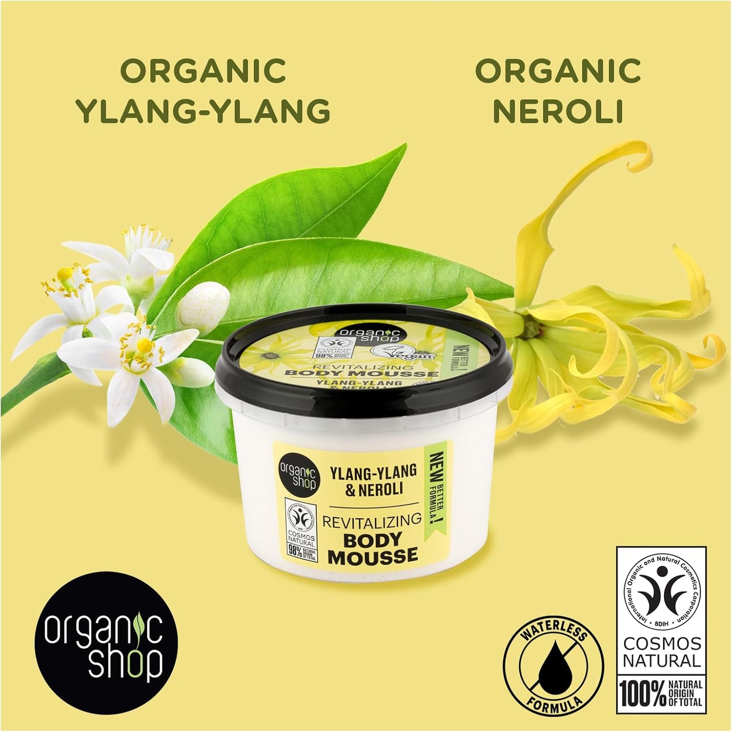Organic Shop Body Cream Revitalizing Neroli, 250 ml