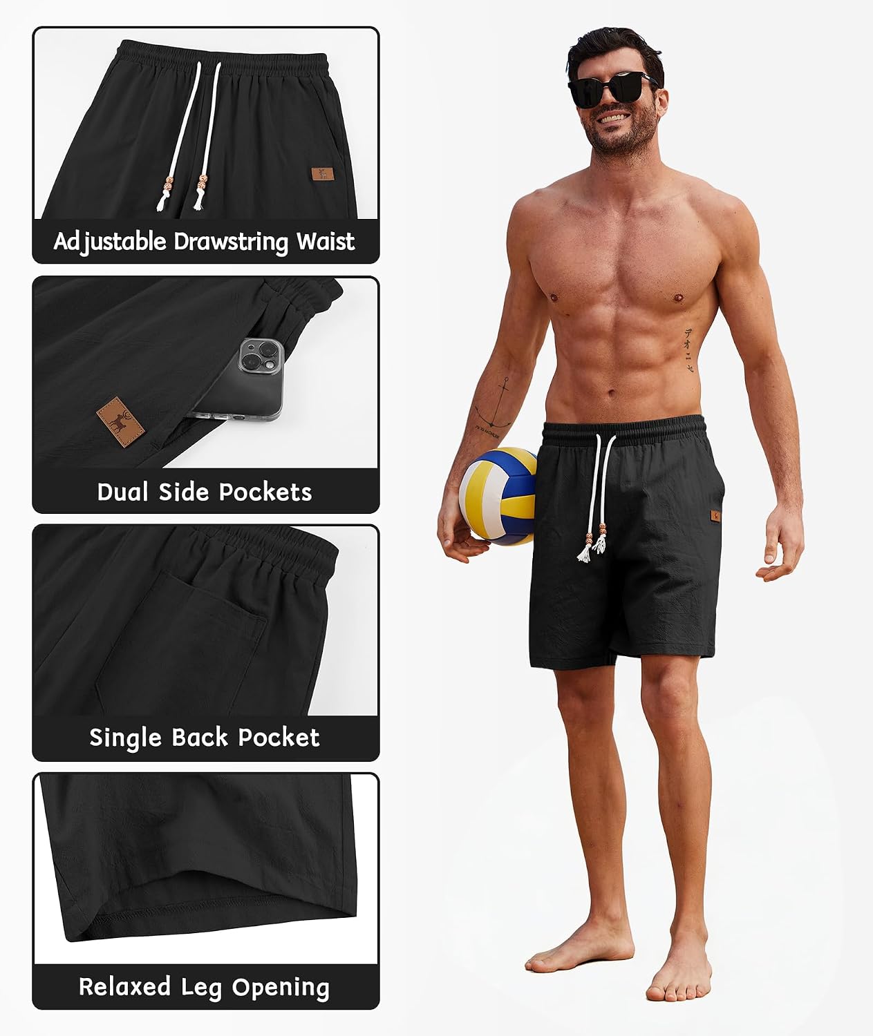 SwissWell Men’s Summer Shorts – Easygoing Comfort for Anything You Do