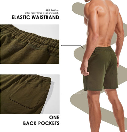 Amy Coulee Men’s 5.5‑Inch Sweat Shorts – Casual Comfort That Moves With You