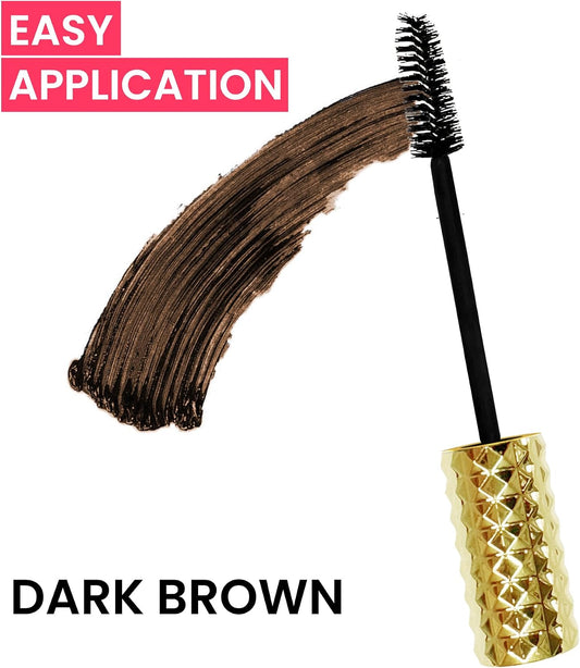 Beauty Forever Master Stroke Hair Mascara, Instant Grey Cover up, 13ml (03 Dark Brown, Pack of 1)