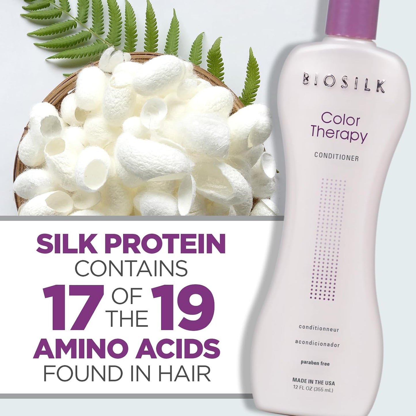 BioSilk Color Therapy Conditioner, 355 ml All hair colours