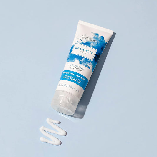 Creightons Salicylic Acid Soothing Lotion (75ml) - With salicylic acid &amp; calendula, a moisturising, lightweight lotion to help soothe and care for angry, blemish-prone skin