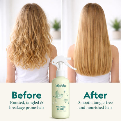 No More Knot Detangler Spray, Hair Detangler for Smooth Brushable Hair and Easy Knot Release (50ml)