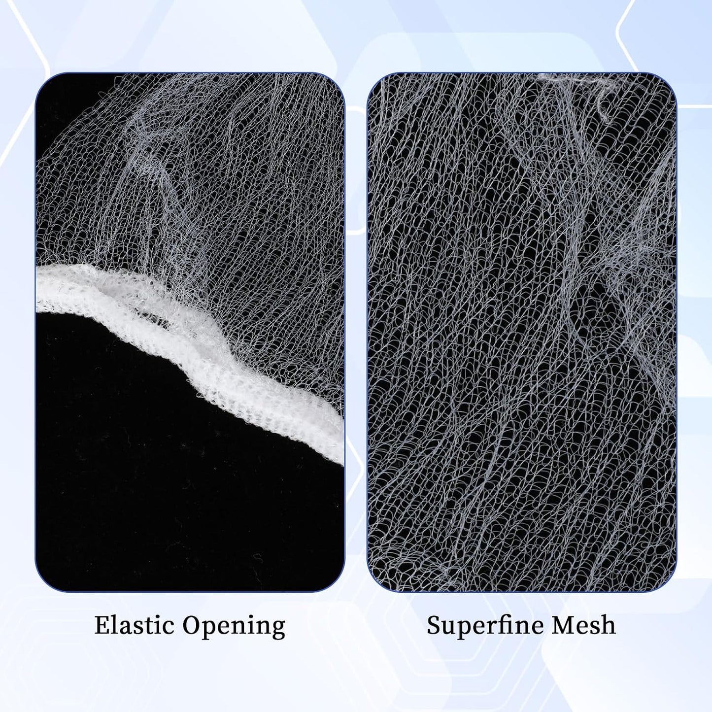 300 PCS Kitchen Disposable Strainer Sink Net Mesh Filter Bag Fits Sink Drain Strainer Scalability Elastic Anti-Clogging Bag for Collecting Kitchen Food Waste Leftover Garbage
